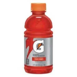 Gatorade G-Series Perform 02 Thirst Quencher, Fruit Punch 12 Oz, Pack Of 24