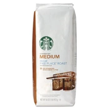 Starbucks™ Whole Bean Coffee, Decaf Pike Place Roast, 1 Lb Bag 1 Starbucks™ Whole Bean Coffee, Decaf Pike Place Roast, 1 Lb Bag