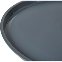 Hapco Essential 12" Round Tray With Spill Proof Rim, Graphite, Case Of 36 -Rubbermaid Shop 111623 K 2 Lg