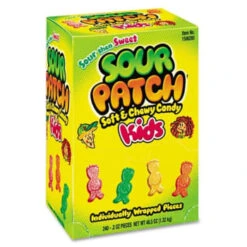 Sour Patch Kids Grab-And-Go Fruit Flavored Candy Package Of 240