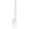 Dixie White Medium Weight Polystyrene Fork Box Of 1000