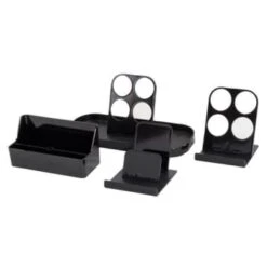 Hapco Vertical Coffee Condiment Holder, Black, Case Of 12 -Rubbermaid Shop 155293 w LifestyleImage Lg