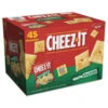 Sunshine® Sunshine Cheez-It Crackers, 1.5 Oz Bag, White Cheddar, Case Of 45