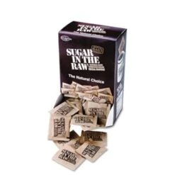 Sugar In The Raw Unrefined Sugar Made From Sugar Cane, Case Of 400