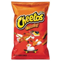 Cheetos Crunchy Cheese Flavored Snacks, 2 Oz Bag, Case Of 64