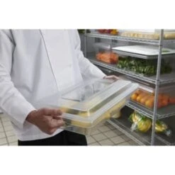 Rubbermaid Food/Tote Pan Lid W/ 4-Cup Scoop (6-Pack) (Clear) -Rubbermaid Shop 196905 w DetailedProductView2 Lg