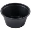 Dart® Black Plastic Souffle/Portion Cup Case Of 2,500