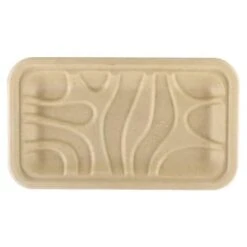 World Centric Fiber Trays,pla Lined,pfas Free,8.3x4.9x0.7,natural,case Of 500