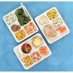 World Centric Fiber Trays, School Tray, 8.5 X 10.5 X 1, Natural, Case Of 400 -Rubbermaid Shop 203596 DetailedProductView2 Lg