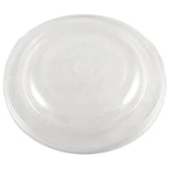 World Centric Fiber Bowl Lid, 7.5" Diameter X 1"h, Clear, Case Of 300