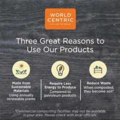 World Centric No Tree Paper Bowls, 16 Oz, 4.4"diameterx3"h, Natural, Case Of 500 -Rubbermaid Shop 203647 DetailedProductView2 Lg