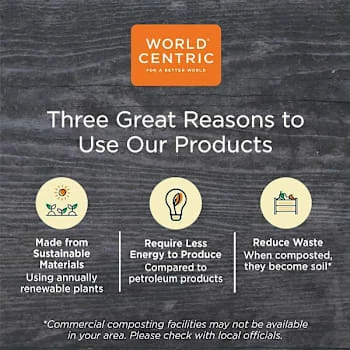 World Centric Fiber Hinged Container, 3-Compartment,8x8x3,natural,case Of 300 5 World Centric Fiber Hinged Container, 3-Compartment,8x8x3,natural,case Of 300 - Image 5