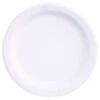 Paper Plate 8.5 Inch White, Case Of 500