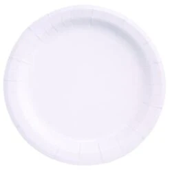 Paper Plate 8.5 Inch White, Case Of 500
