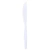 Polystyrene Knife White Medium Weight, Case Of 1000