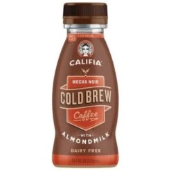 Califia Farms Cold Brew Coffee 10.5 Oz Bottle Mocha Noir Package Of 8