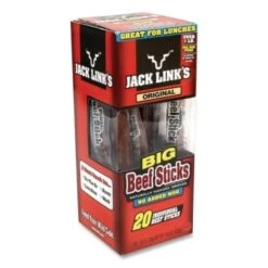 Jack Link's Big Beef Sticks 0.92 Oz Sticks Package Of 20
