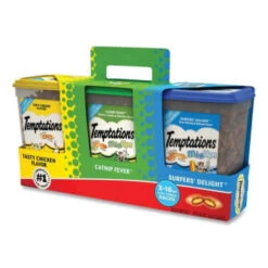 Temptations Cat Treats Variety Pack 16 Oz Case Of 3 -Rubbermaid Shop 231441 BackView Lg