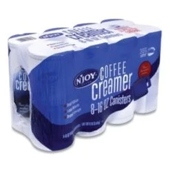 N'joy 16 Oz. Non-Dairy Coffee Creamer Canister (8-Case) -Rubbermaid Shop 231444 RightView Lg