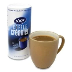 N'joy 16 Oz. Non-Dairy Coffee Creamer Canister (8-Case) -Rubbermaid Shop 231444 TopView Lg