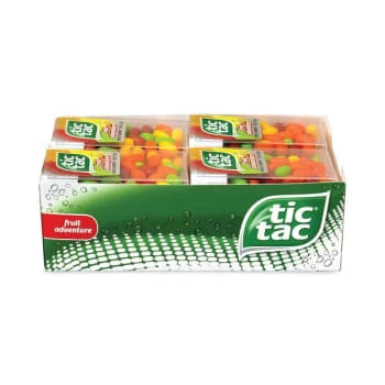 Tic Tac Fruit Adventure Mints, 1 Oz Flip-Top Dispenser, 12/pack 3 Tic Tac Fruit Adventure Mints, 1 Oz Flip-Top Dispenser, 12/pack - Image 3