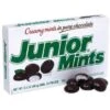 Junior Mints Theater Box, Dark Chocolate Mint, 3.5 Oz Box, 12 Count