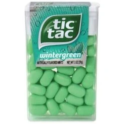 Tic Tac Breath Mints, Wintergreen, 1 Oz Bottle, 12 Bottles/box