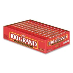 100 Grandchocolate Candy Bars, Full Size, 1.5 Oz, 36/carton