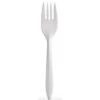 Dart Container Fork 6-1/8 In Medium Weight White Polypropylene Case Of 1000