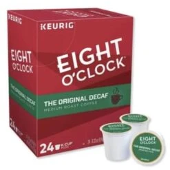 Eight O'clock Original Decaf Coffee K-Cups Package Of 24