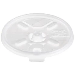 Dart Lid Lift N'lock Straw Slotted Translucent Case Of 1000