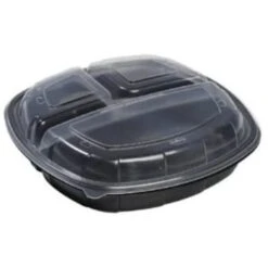 Sabert 1" X 1" X 2.5" Hinged Cont Case Of 250