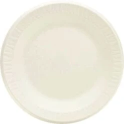 Dart 10.25" Non-Laminated White Concorde Plate Case Of 500