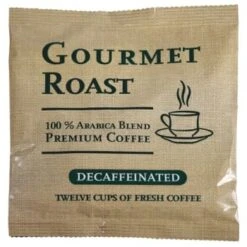 Diplomat Coffee Gourmet Roast Decaf Coffee, 12-Cup Pack, Case Of 100