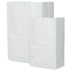 Duro 30 Lb Basis Wt 4 Lb 5"x 3-1/8" X 9-3/4" White Grocery Bags Package Of 500