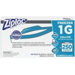 Sc Johnson Ziploc Brand Seal Top Freezer Bags Gallon Case Of 250