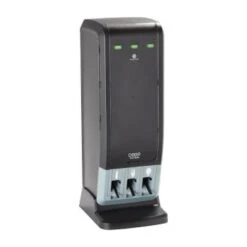 Dixie Ultra® Smartstock® Tri-Tower Cutlery Dispenser Series-T Black -Rubbermaid Shop 303071 LeftView Lg