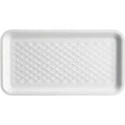 Genpak Foam Trays 10-3/4 X 5-3/4 X 5/8 " Black/blue/yellow/white Case Of 4