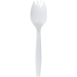 GENERIC Polypropylene Individually Wrapped Wh Medium-Weight Spork Case Of 1000