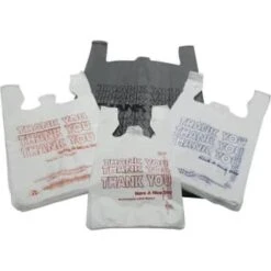 Inteplast Group 11.5x6.5x22 T-Sack 13 Micron Wh Ty Print/self-Open Case Of 1000