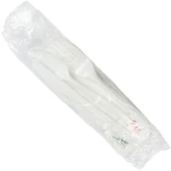 Max Packaging Medium Weight White Polypropylene Cutlery Kit