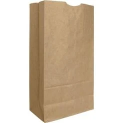 Ajm Packaging Bag Merchandise Paper Kraft Br 12# 7.125 X 4.375 X 13 500 Per Bale