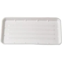 Primesource 8x14.75x1.06 Wh Disp Foam Meat & Poultry Trays Case Of 250