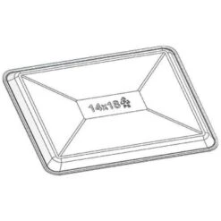 Dolco Packaging 14 " X 18 " Wh Disp Foam Meat & Poultry Trays Case Of 100