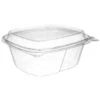 Clearpac Tamper-Resistant Clear Plastic Food Containers With Dome Lids