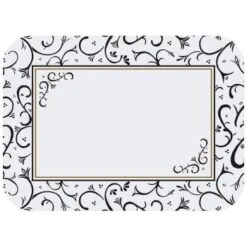 Hoffmaster Scroll Room Service Tray Liner 13-3/8"17 7/8"1000/case Case Of 1000