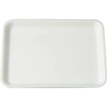 Genpak 9-1/4 " X 7-1/4 " X 1/2 " White Foam Supermarket Tray Package Of 125 1 Genpak 9-1/4 " X 7-1/4 " X 1/2 " White Foam Supermarket Tray Package Of 125