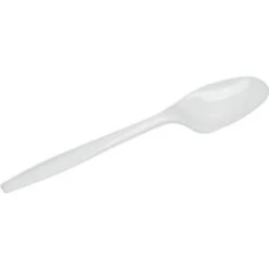 Dixie Med-Weight Wh Disp Pp Plastic Teaspoons Individually Wrapped Case Of 1000 -Rubbermaid Shop 326592 DetailedProductView2 Lg