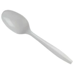 Dixie Med-Weight Wh Disp Pp Plastic Teaspoons Individually Wrapped Case Of 1000