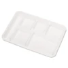 Chinet® White Heavy-Weight Molded Fiber Cafeteria Tray Pack Of 500